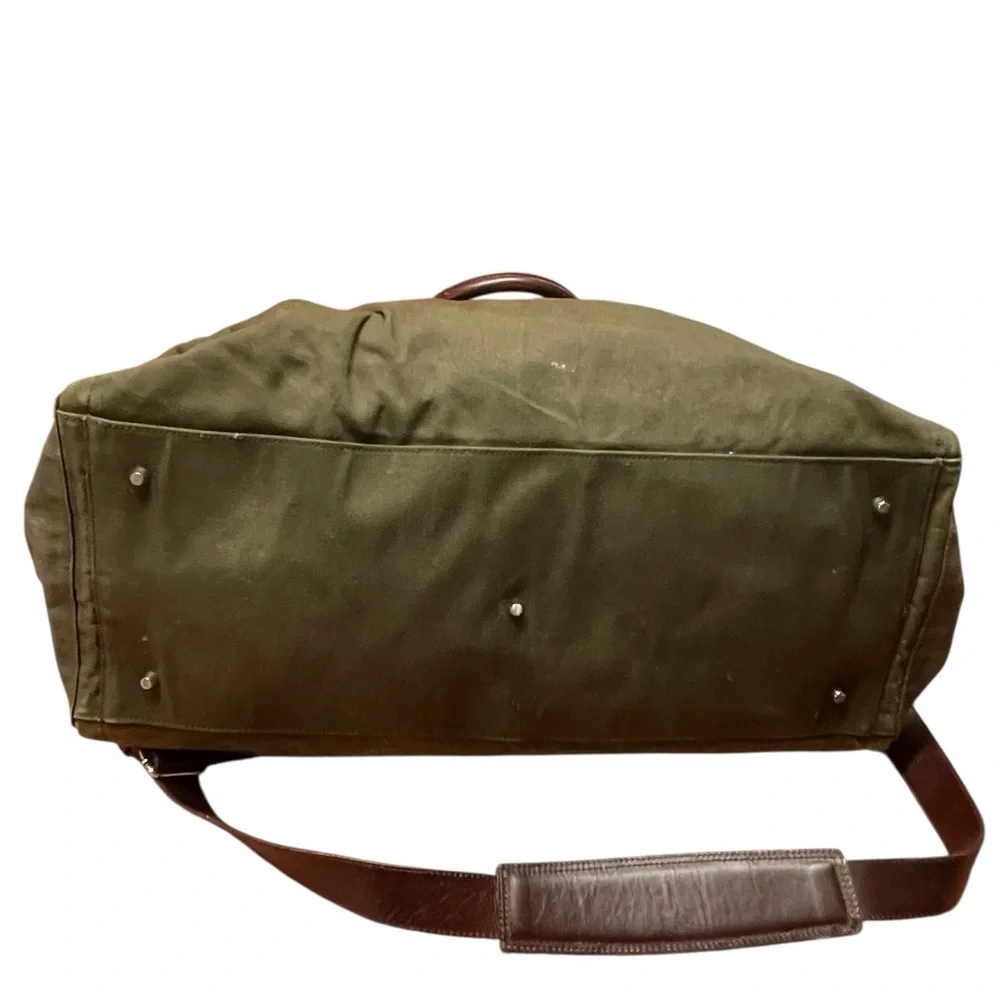 Hook + Albert Men's Waxed Canvas Garment Weekender Bag